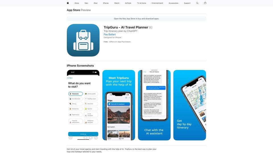 TripGuru - AI Travel Planner