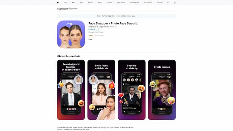 Face Swapper for iOS