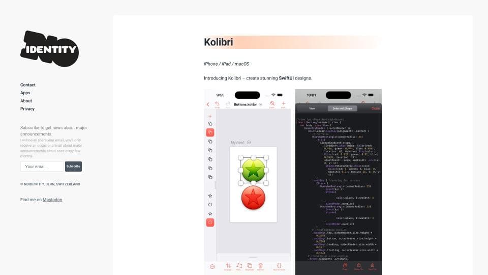 Kolibri for SwiftUI