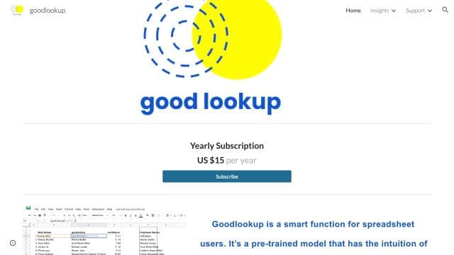 Goodlookup