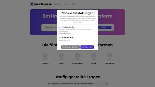 Face Shape AI
