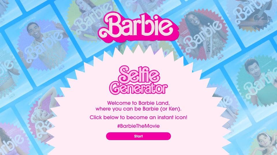 Barbie Selfie Generator