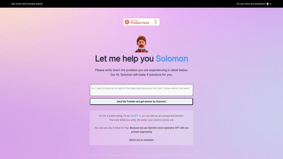 SolomonGPT - solution recommender for U