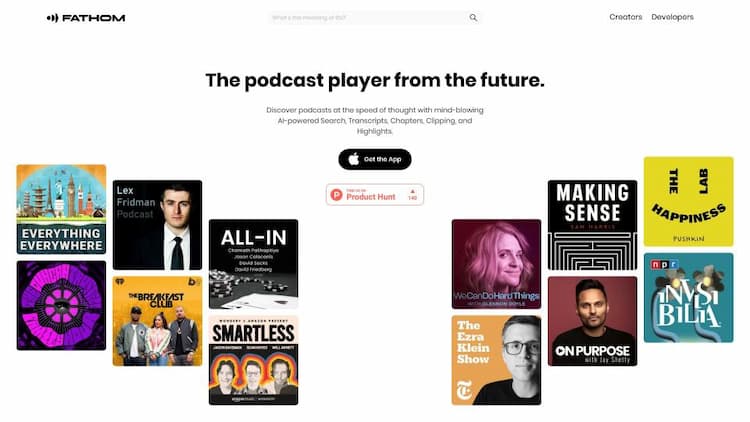 Fathom Podcast Player