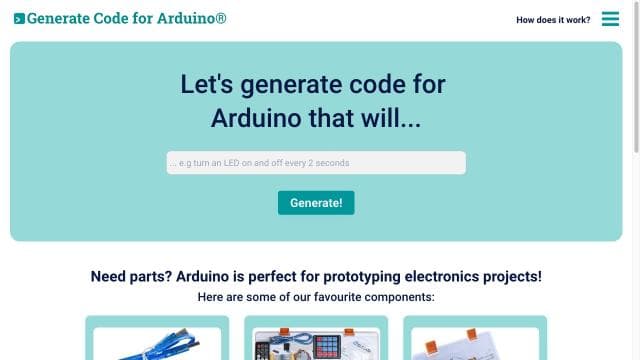 Duino Code Generator