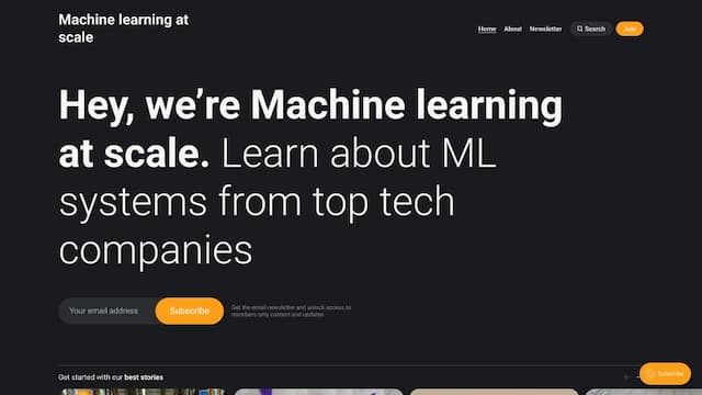 Machine learning at scale