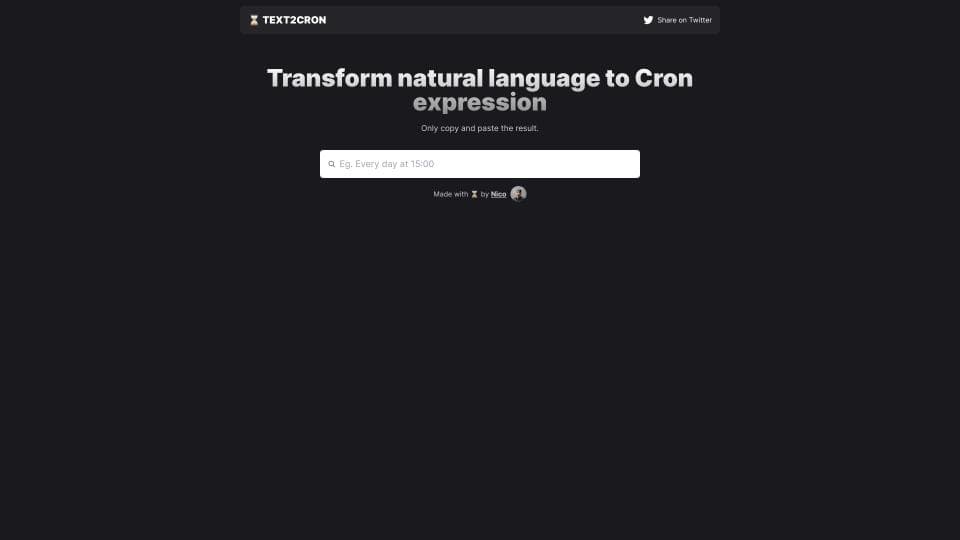 Text2Cron