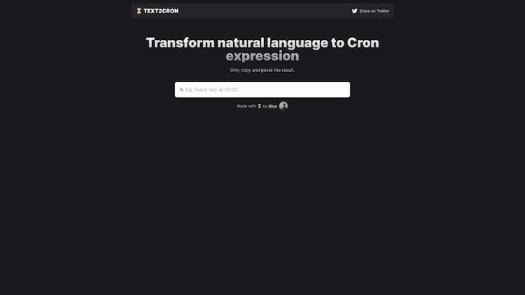 Text2Cron